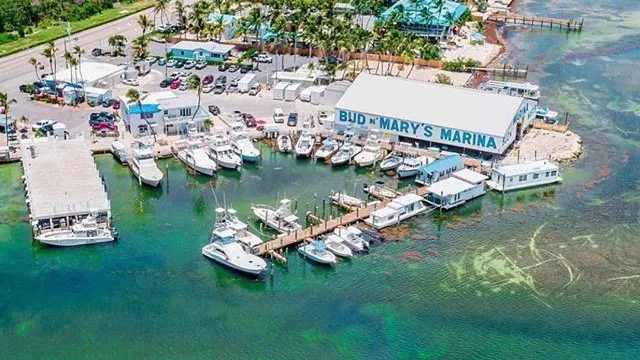 A boat operated by Bud n' Mary's Marina